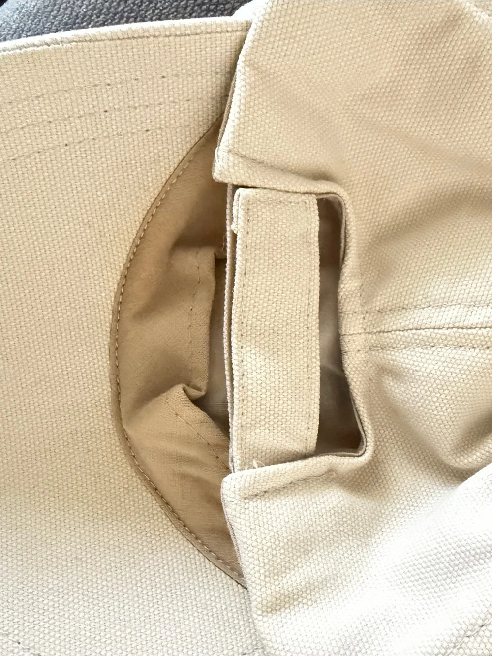 Isabel Marant  Cream Cap with Navy Logo